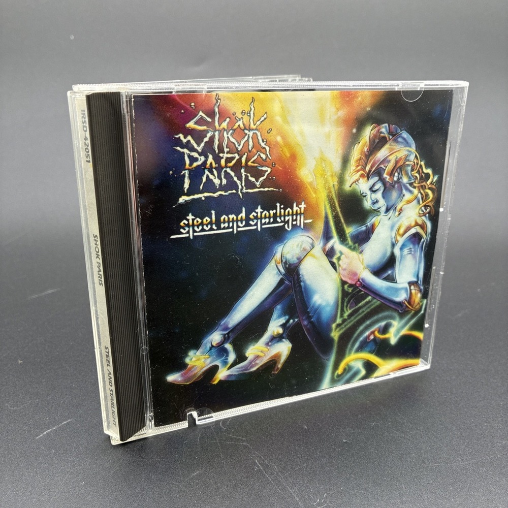 Shok Paris Steel and Starlight CD 1987 I.R.S. Records Heavy Hair Metal Rare